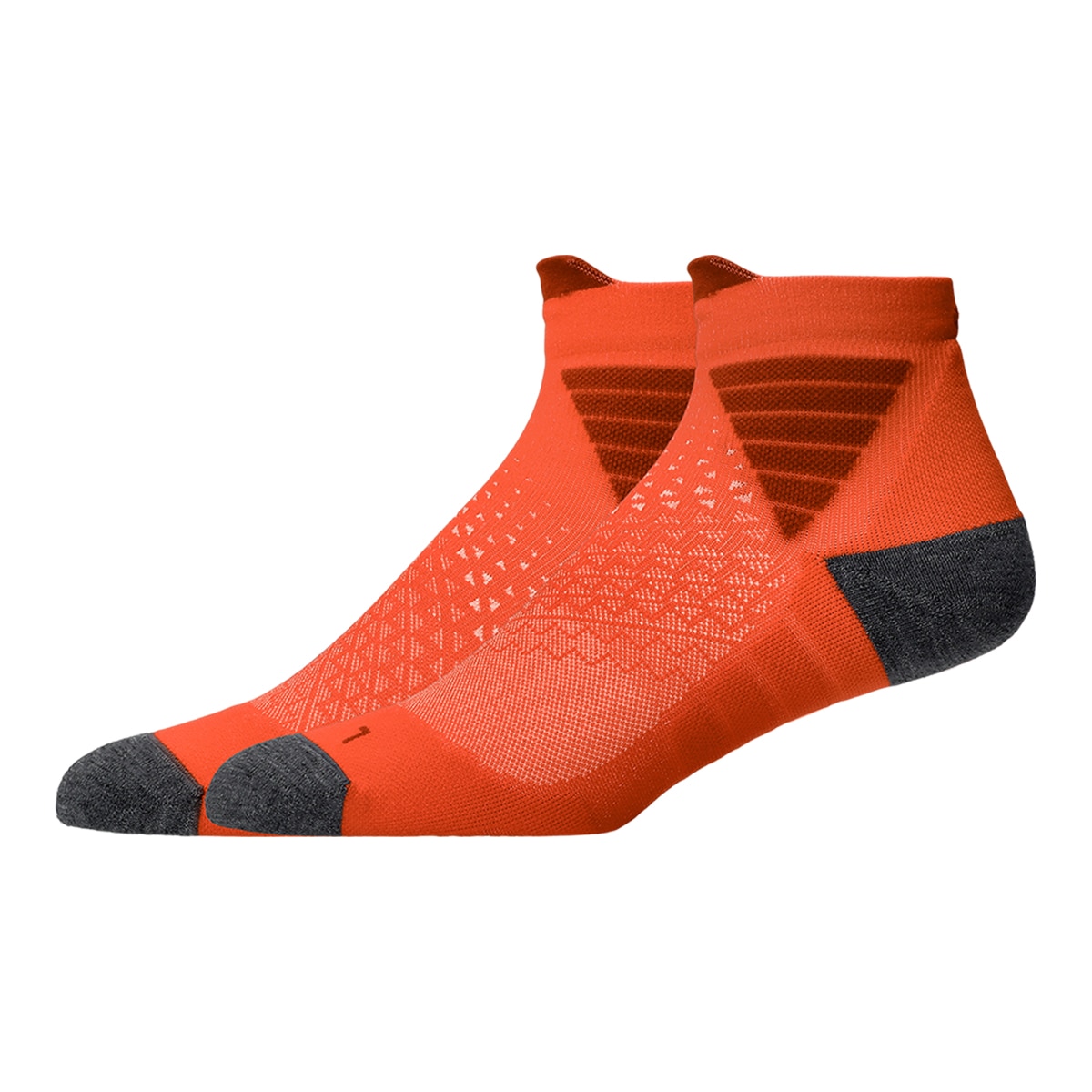 Meias de Trail Running Unissexo Fujitrail Quarter Sock Laranja-1