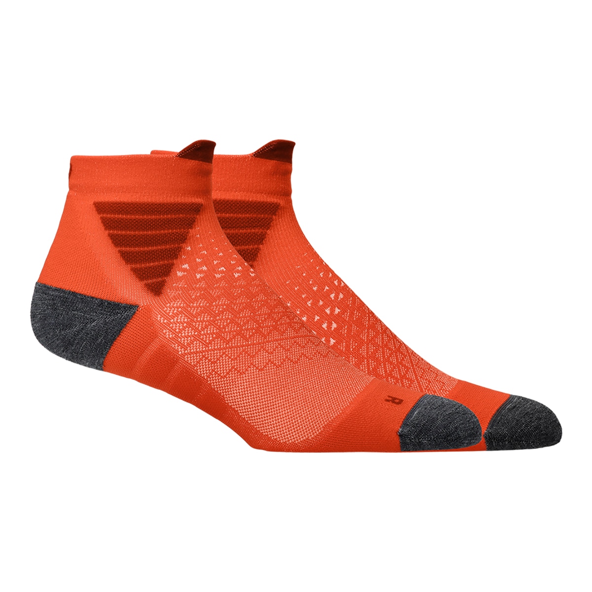 Meias de Trail Running Unissexo Fujitrail Quarter Sock Laranja-2
