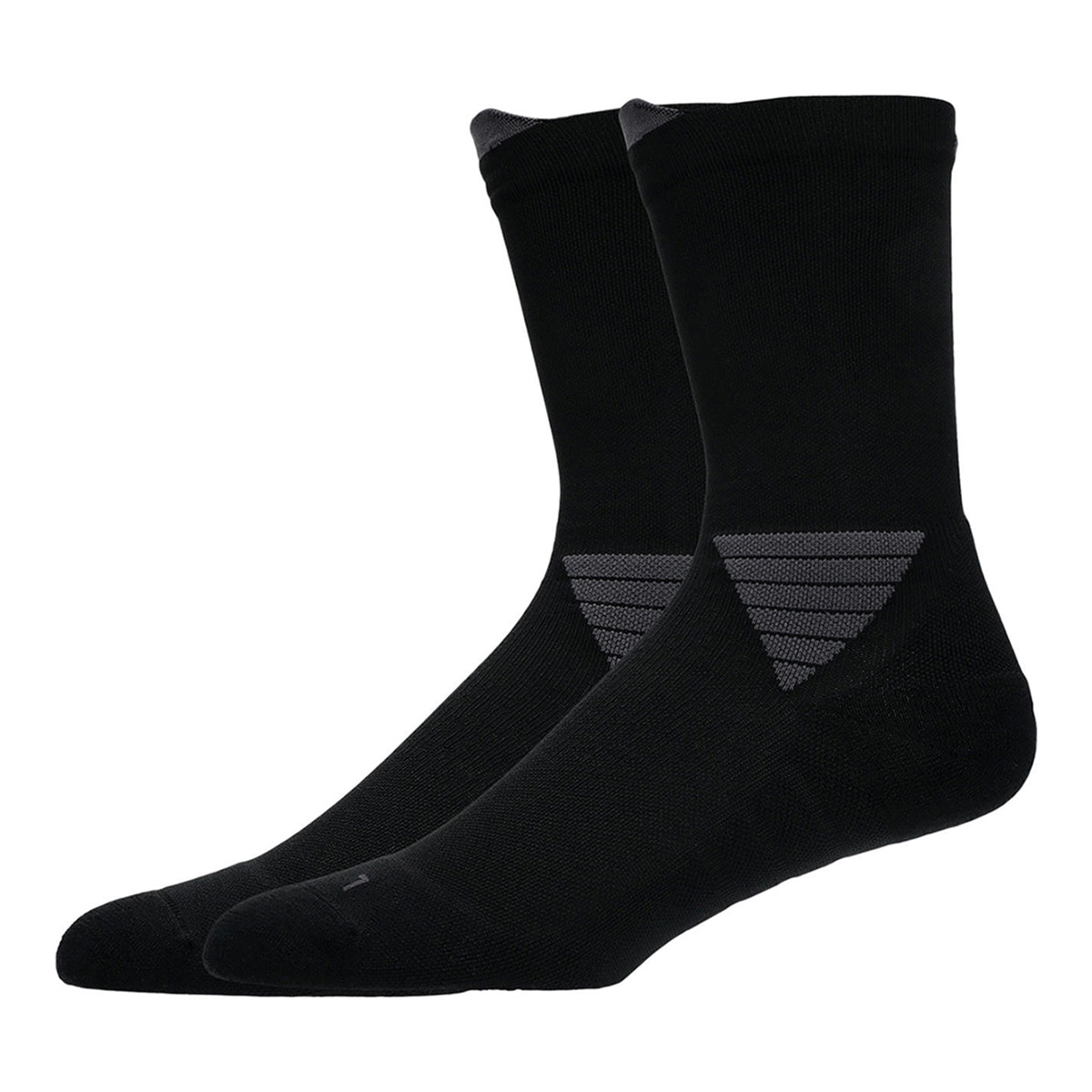 Meias de Trail Running Unissexo Fujitrail Crew Sock Preto-2
