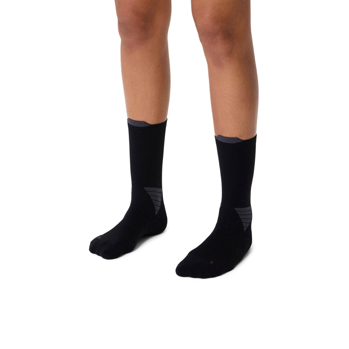 Meias de Trail Running Unissexo Fujitrail Crew Sock Preto-6