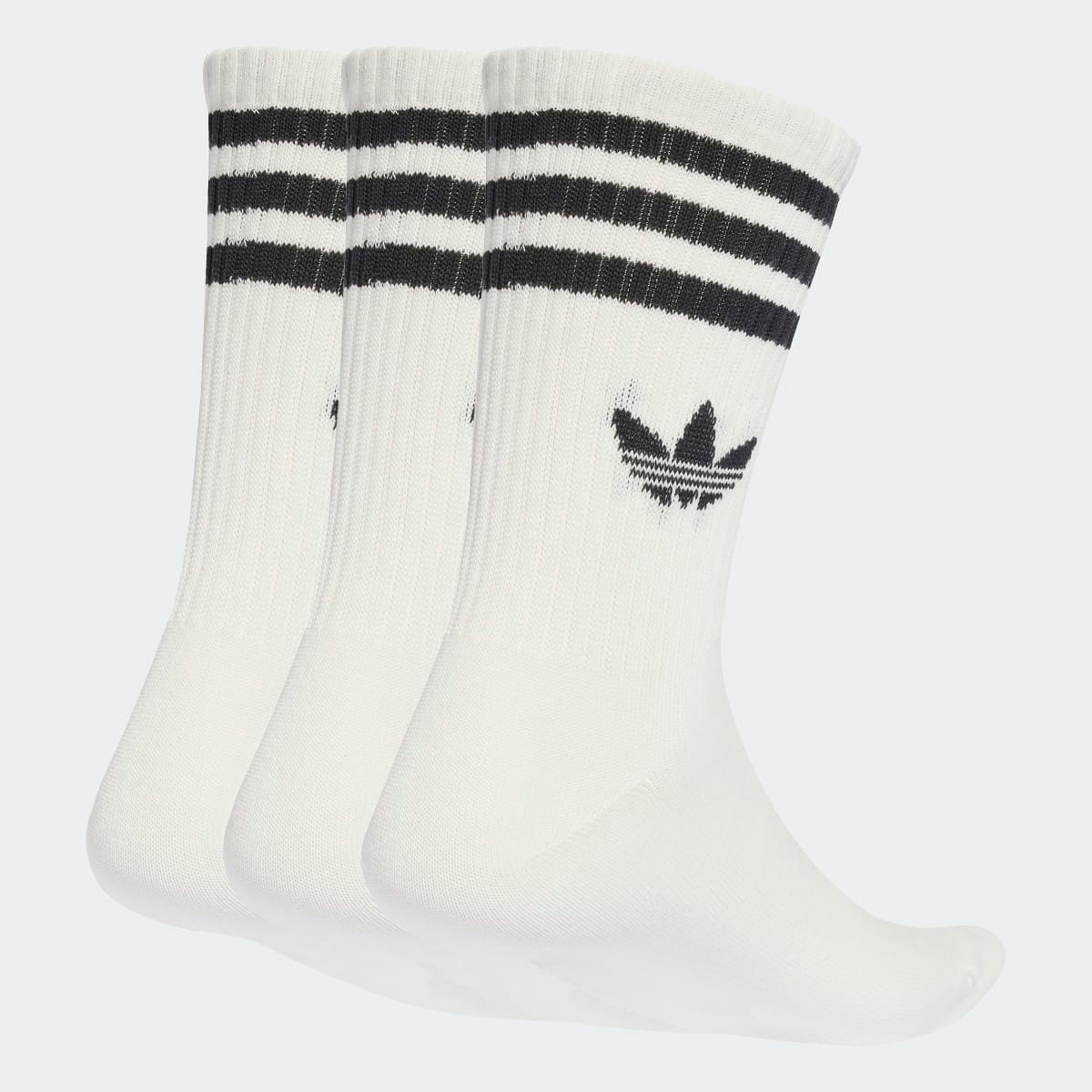 Meias Adicolor Unissexo Originals Branco-2