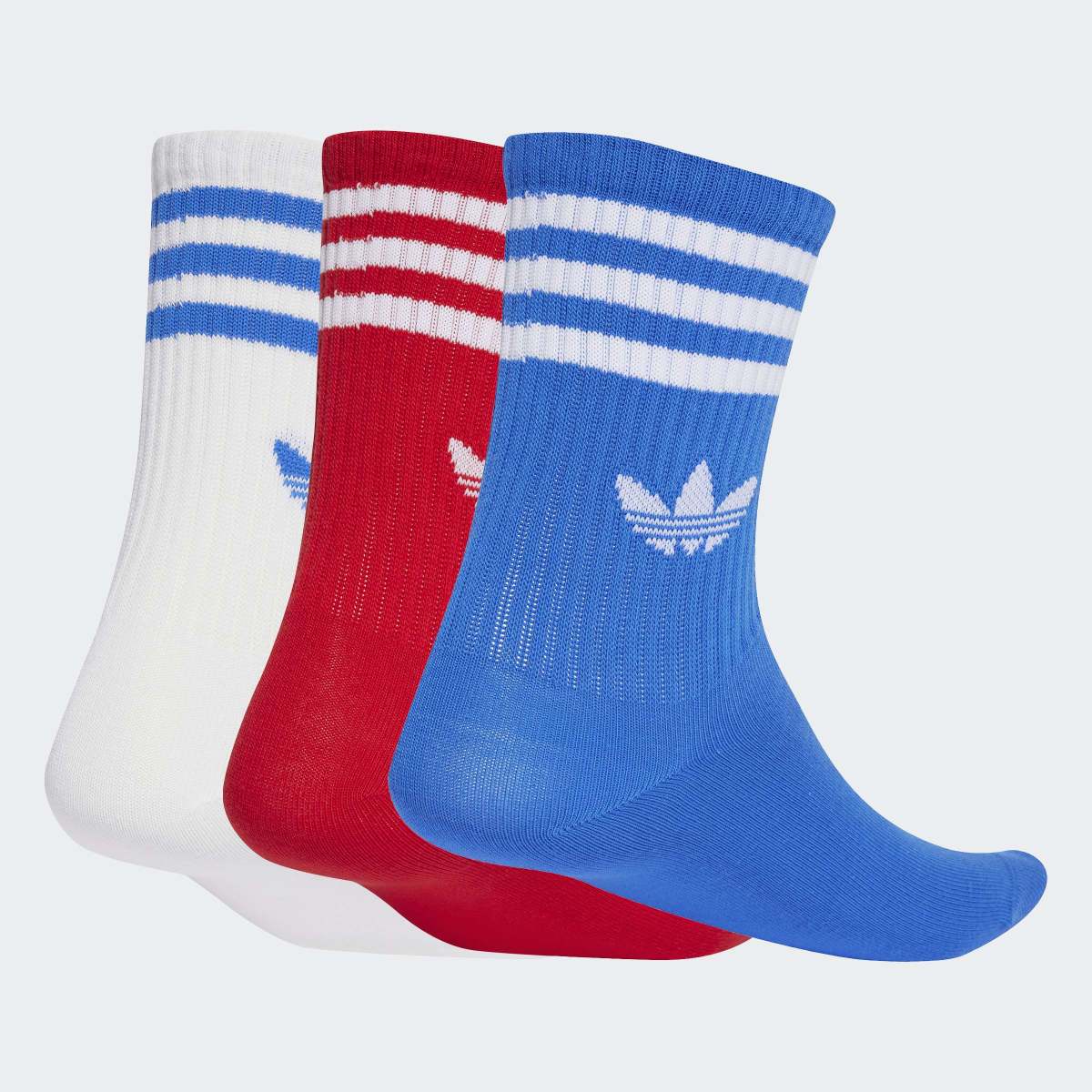Pack de 3 Pares de Meias Adicolor Unissexo Vermelho-2