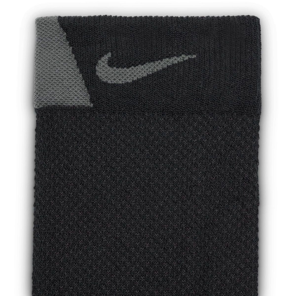 Meias de Running Ligeiras Crew 1 Par Preto-4