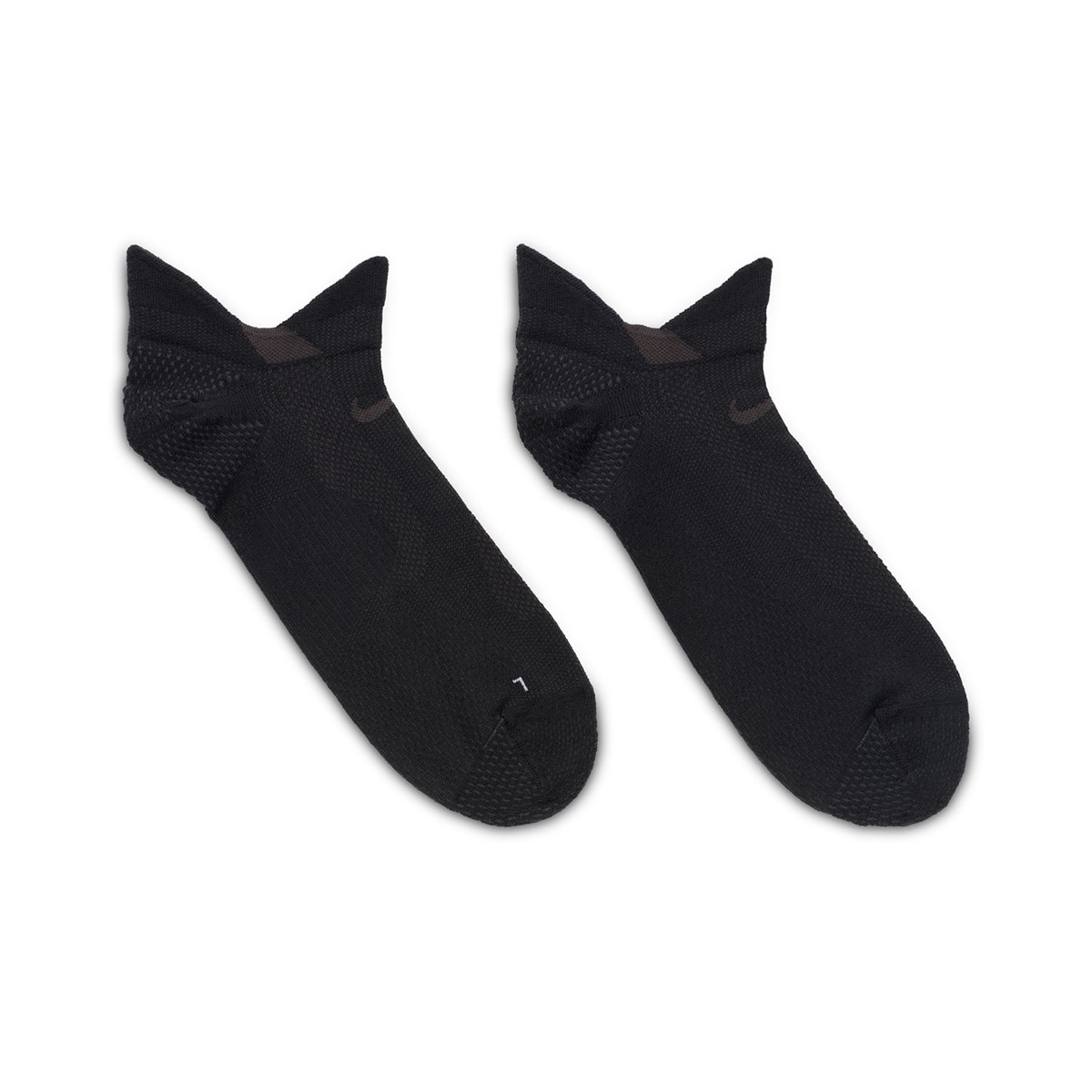 Meias de Running Ligeiras No Show 1 Par Preto-2