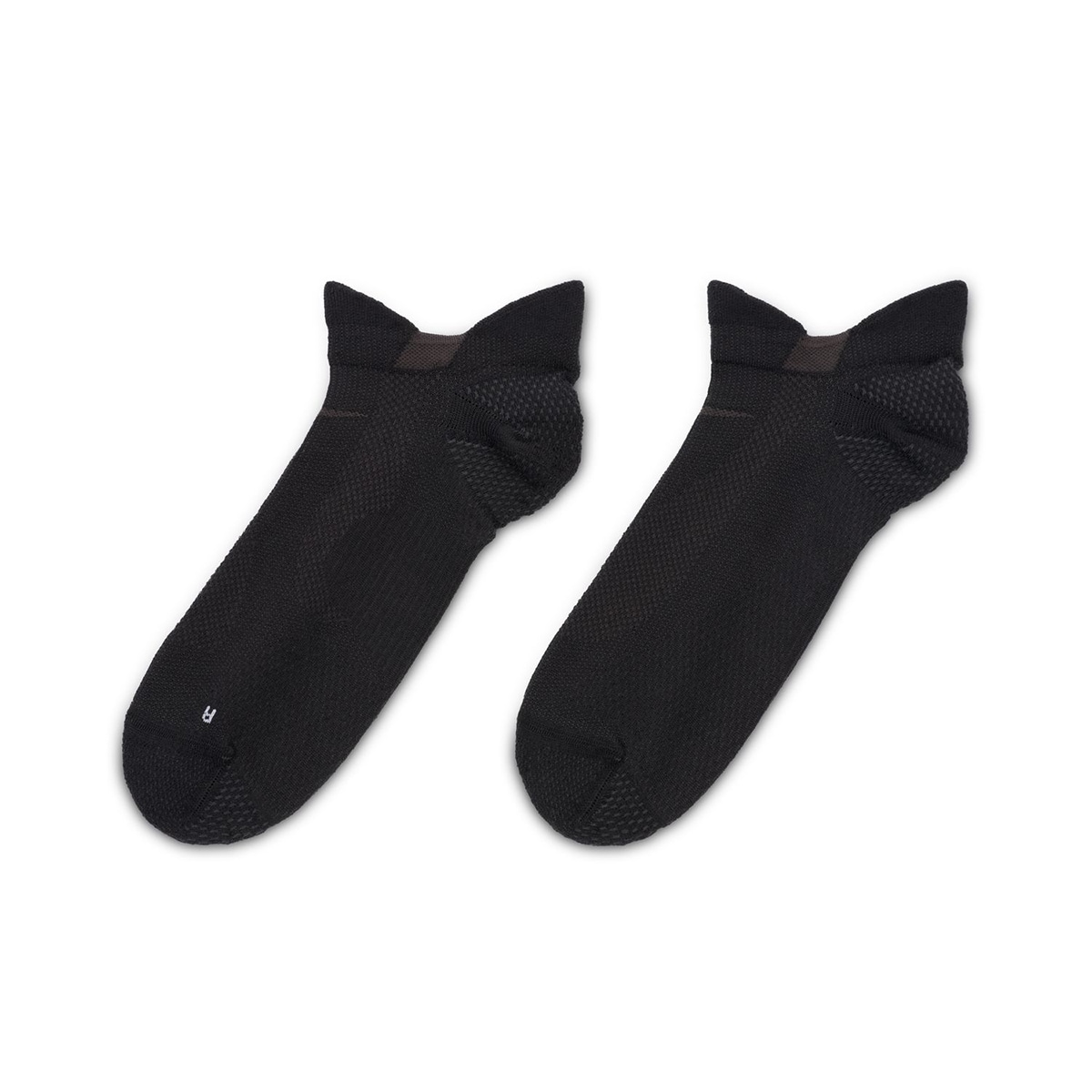 Meias de Running Ligeiras No Show 1 Par Preto-3