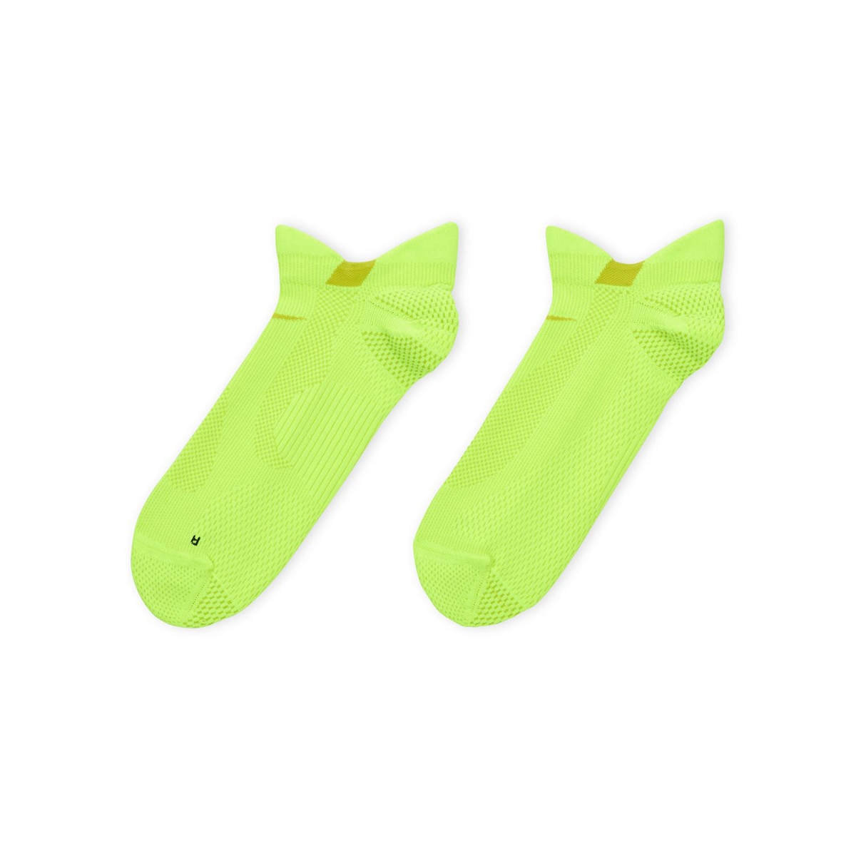 Meias de Running Ligeiras No Show 1 Par Amarelo-2
