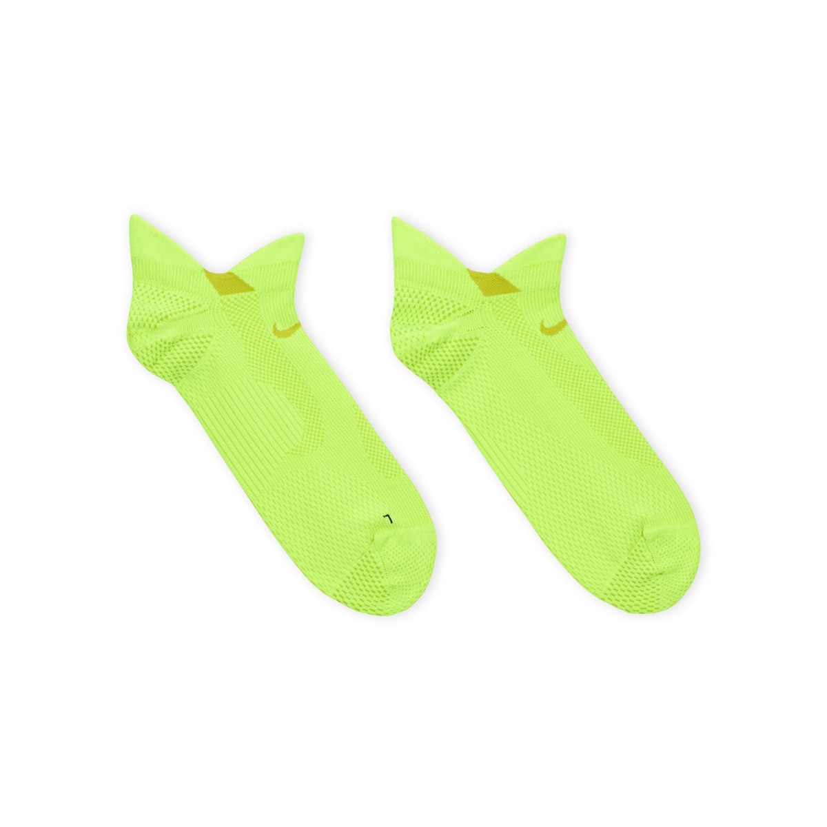 Meias de Running Ligeiras No Show 1 Par Amarelo-3