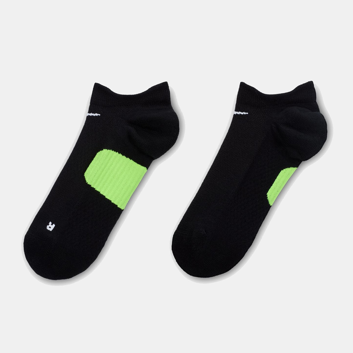 Meias de Running Midweight No Show - 1 Par Preto-2