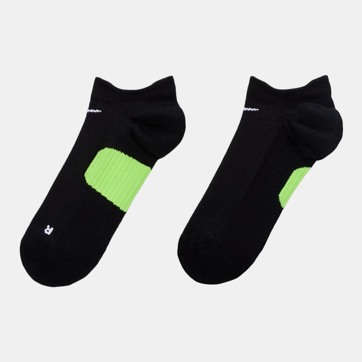Meias de Running Midweight No Show - 1 Par Preto-3
