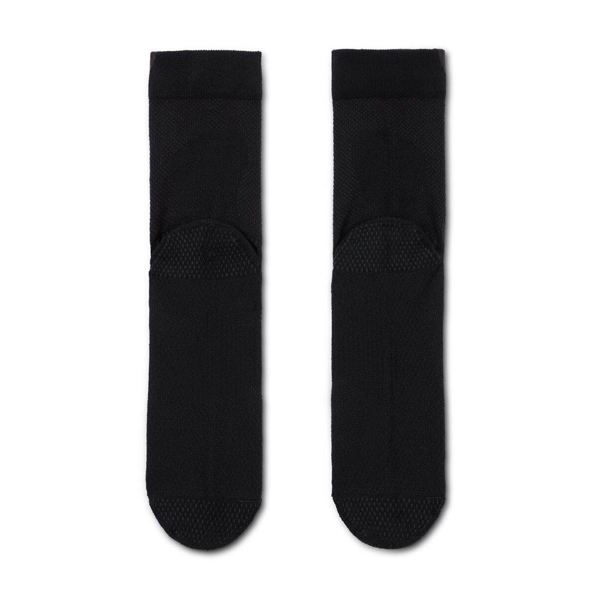 Meias de Running Ligeiras Mid Crew 1 Par Preto-2