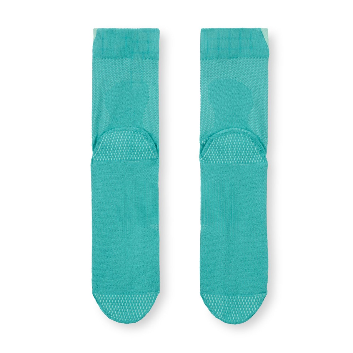 Meias de Running Ligeiras Mid Crew 1 Par Verde-3