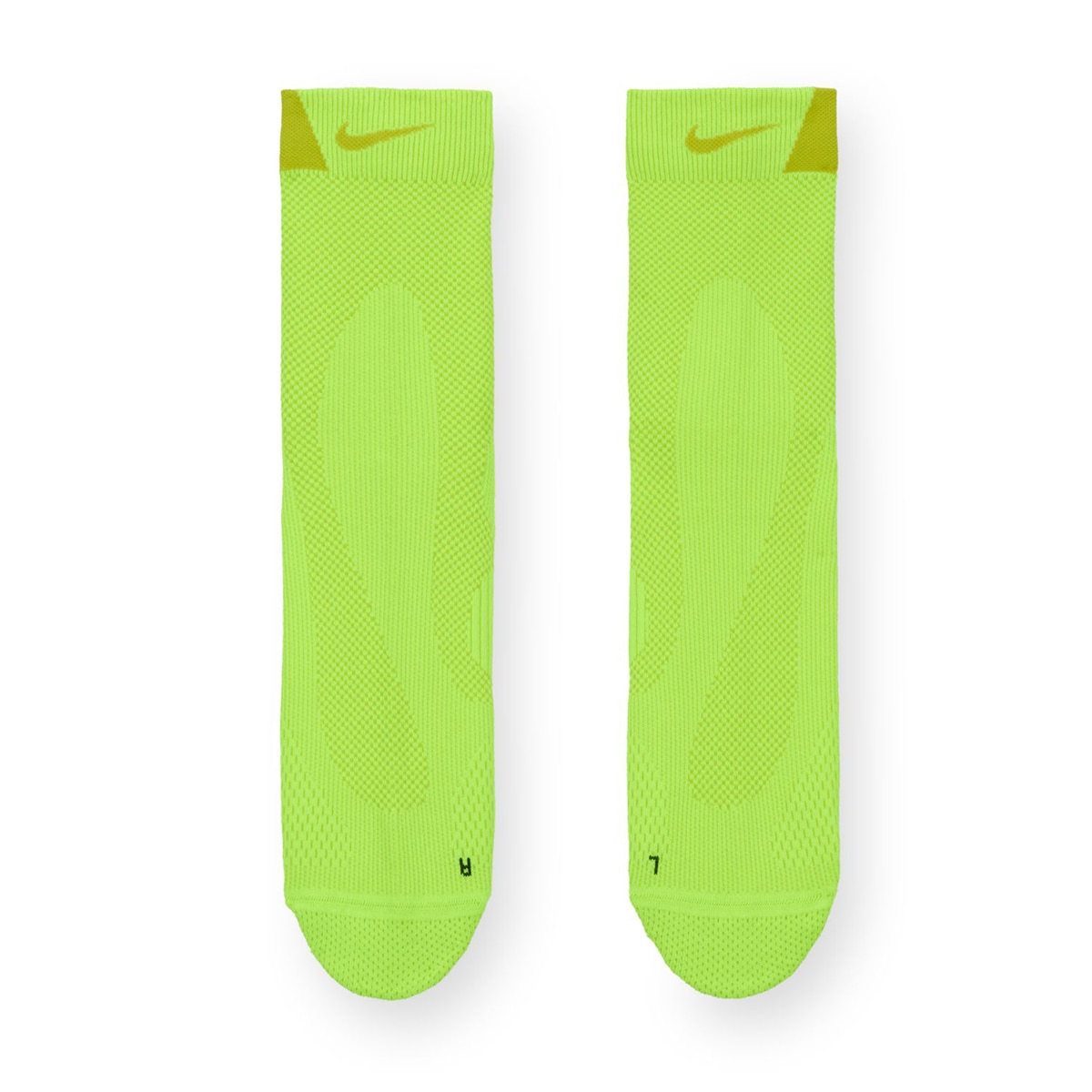 Meias de Running Ligeiras Mid Crew 1 Par Amarelo-2
