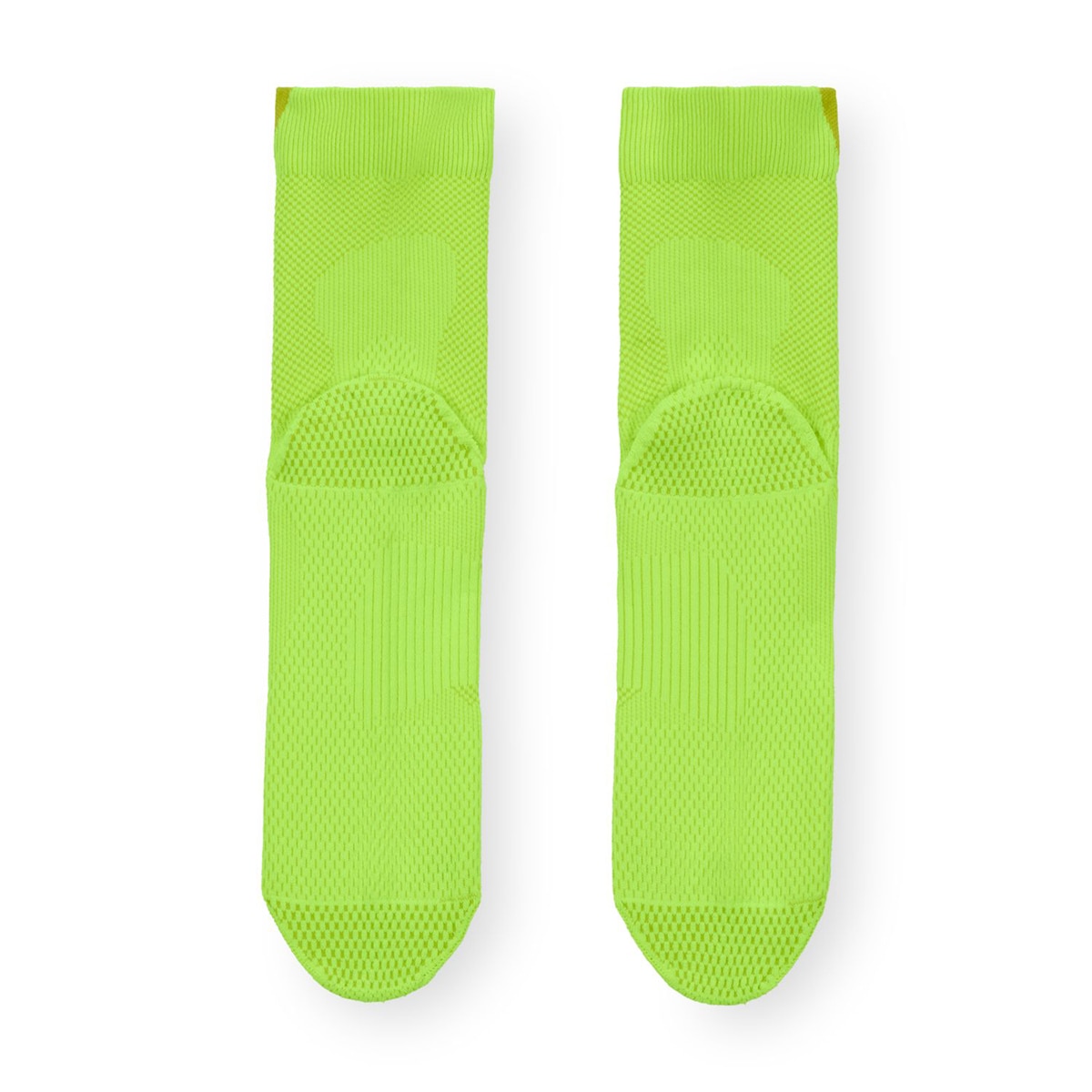 Meias de Running Ligeiras Mid Crew 1 Par Amarelo-3