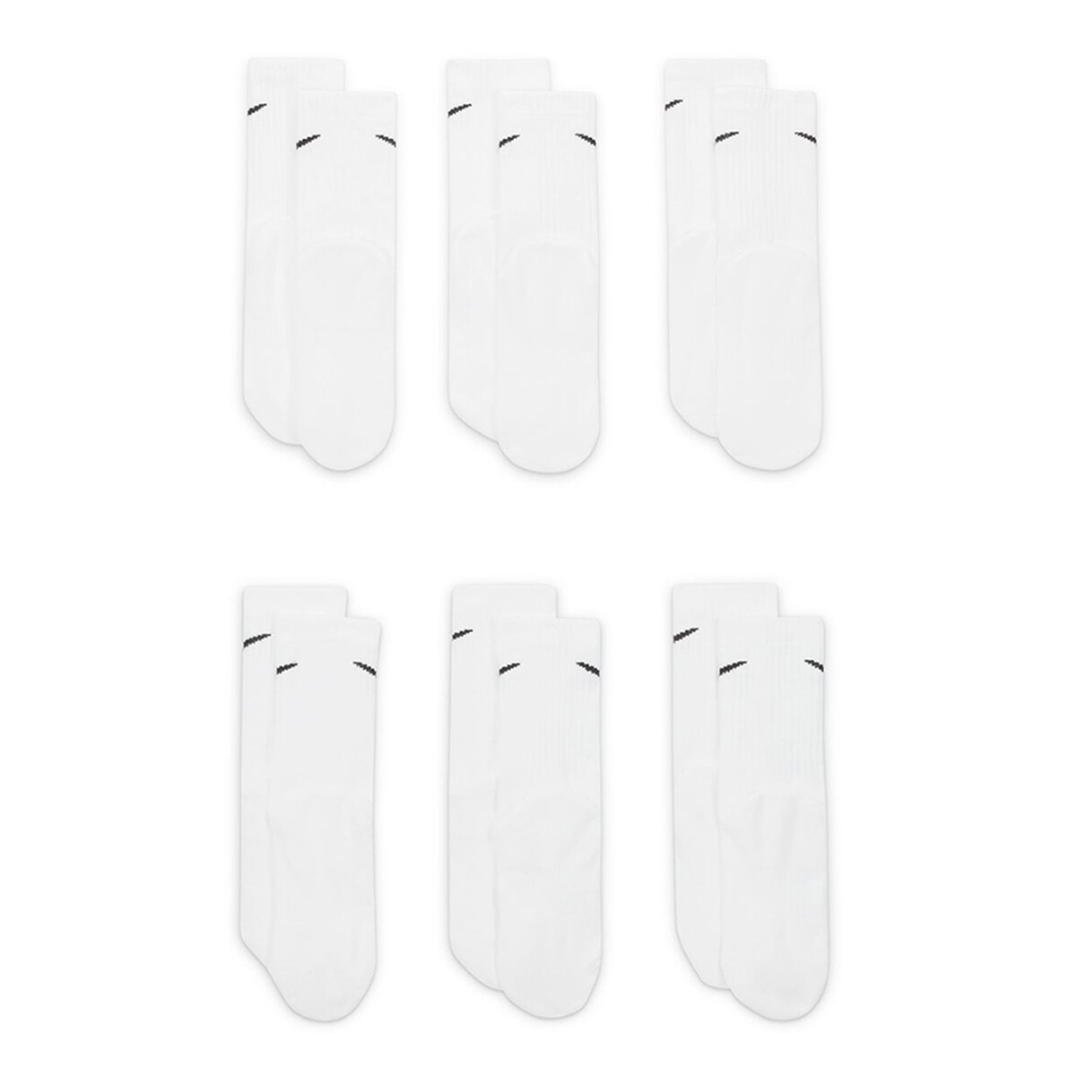 Imagem 0 de Meias Acolchoadas Crew Junior Pack 6 Pares