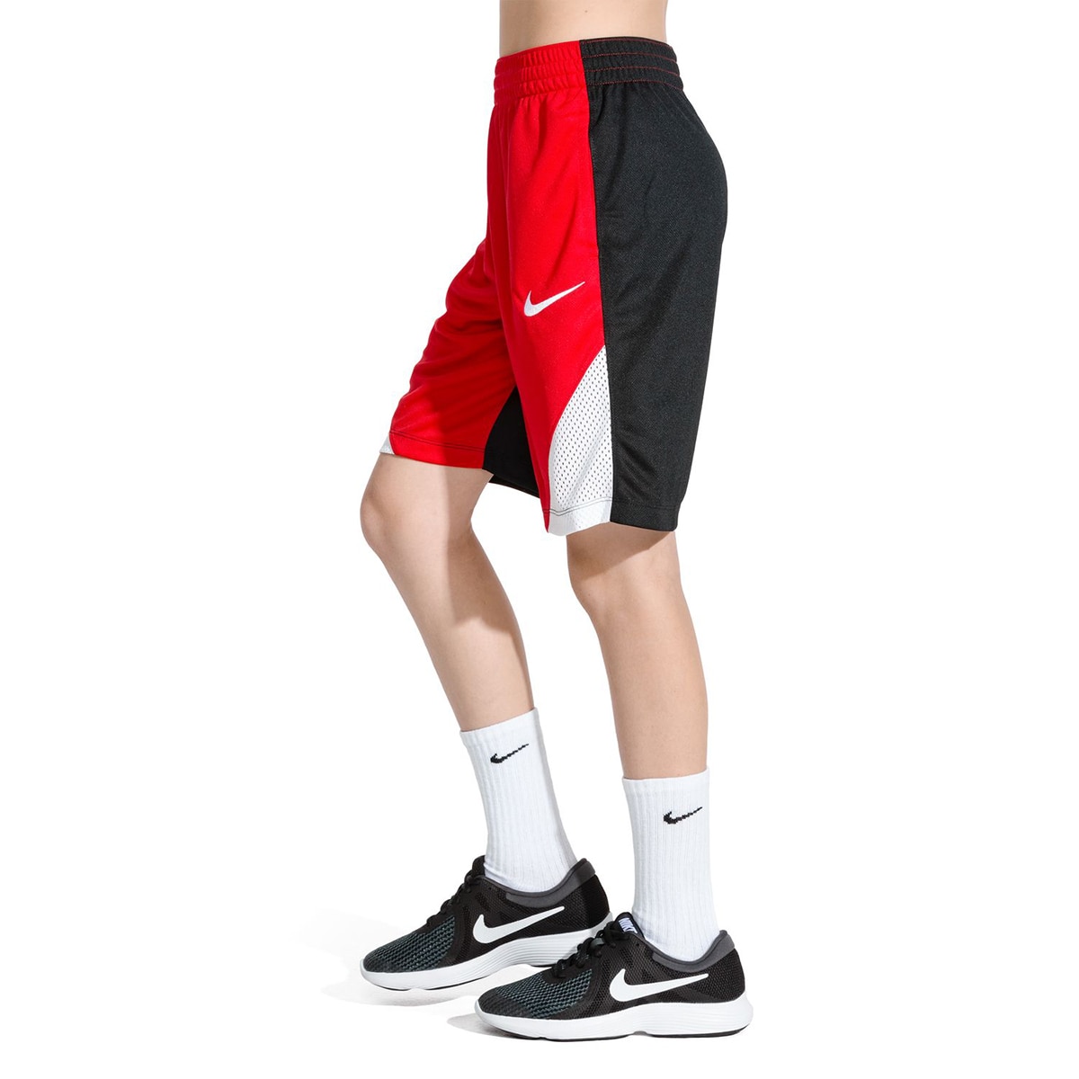 Meias Acolchoadas Crew Junior Pack 6 Pares Branco-6