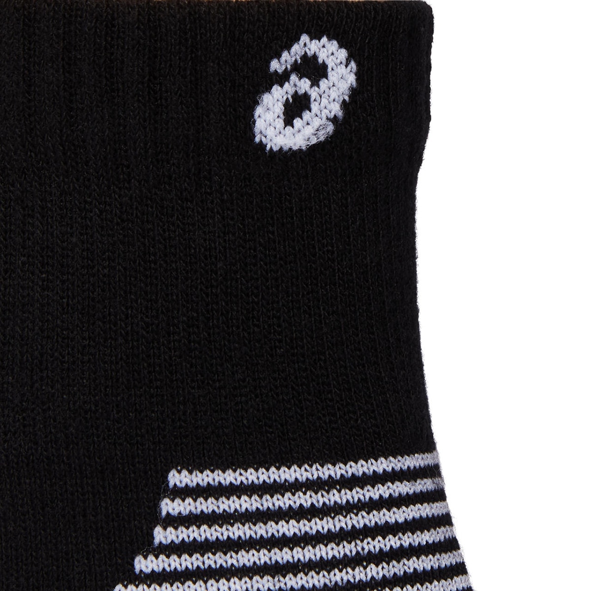Pack de Dois Pares de Meias de Running Unissexo 2PPK Cushion Run Quarter Sock Preto / Branco-4