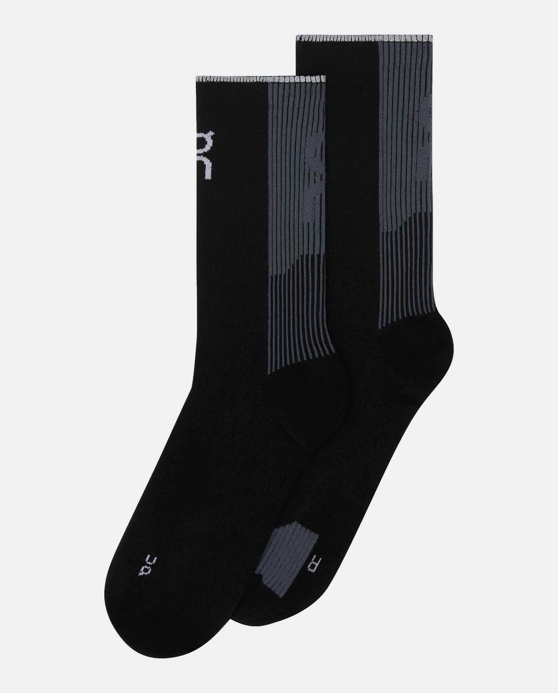 Calcetines Unisex Performance Run Sock High ON - Negros Negros-4