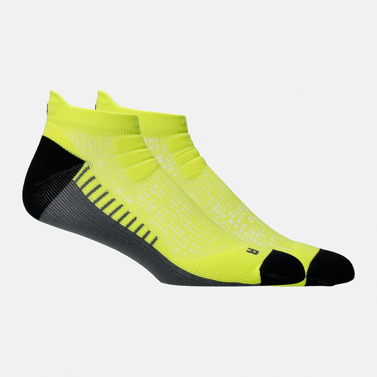 Meias Unissexo Performance Run Sock Ankle Amarelo-1