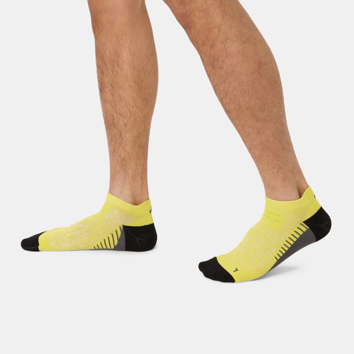 Meias Unissexo Performance Run Sock Ankle Amarelo-6