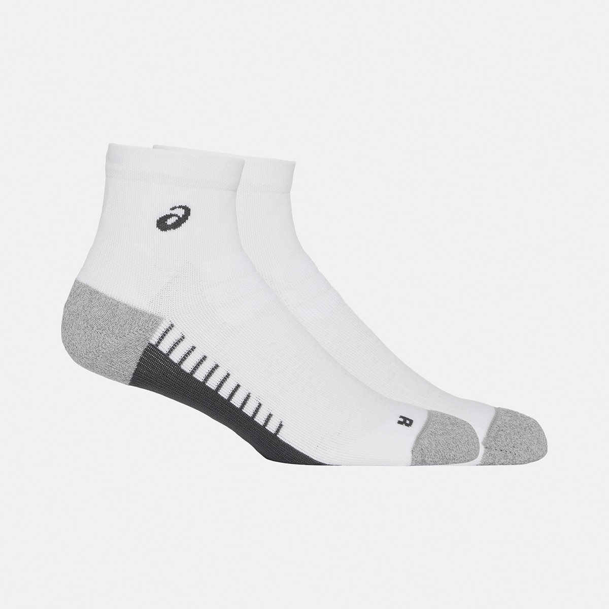 Meias Unissexo Performance Run Sock Quarter Branco-1