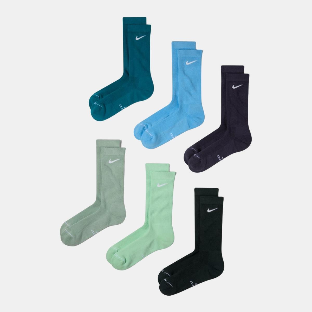 Pack de 6 Pares de Meias de Training Crew Everyday Elevated Multicolor-1