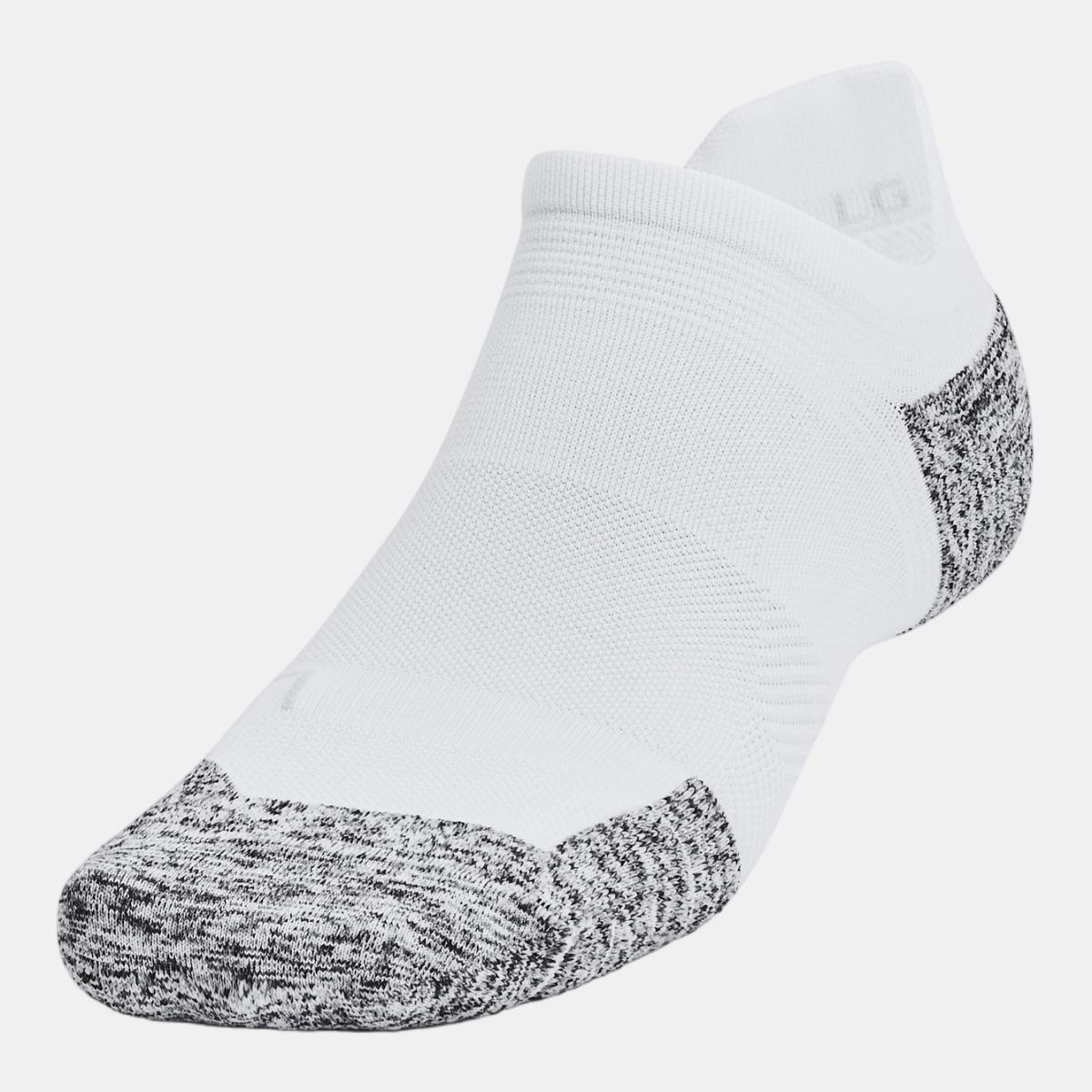 Meias Unissexo UA Velociti Run Cush 3pk NS Branco-3