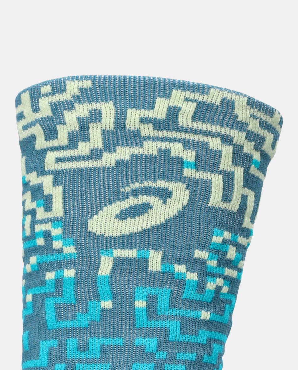 Meias de Running Unisex Perfomance Run Sock Crew Asics Azul-3