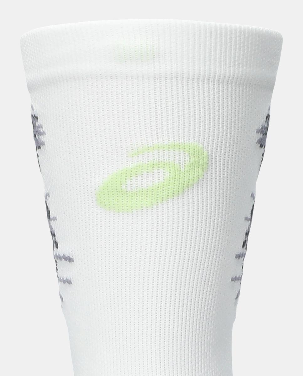Meias de Running Unisex Perfomance Run Sock Crew Asics Branco-5