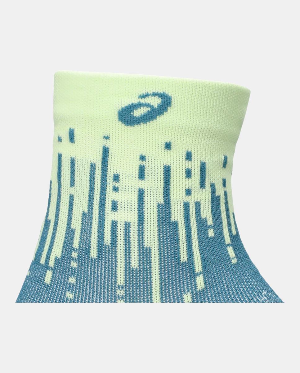 Meias de Running Unisex Perfomance Run Sock Crew Asics Amarelo / Cinzento-3