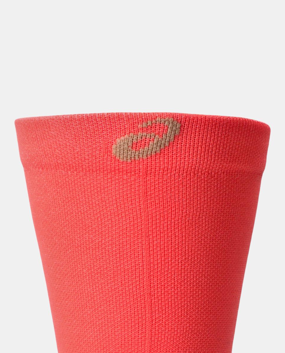 Meias de Trail Running Unisex Fujitrail Crew Sock Asics Rosa-3