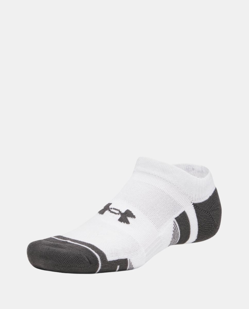 Meias de Training Unissexo New UA Perf Tech 3pk NS Branco-2