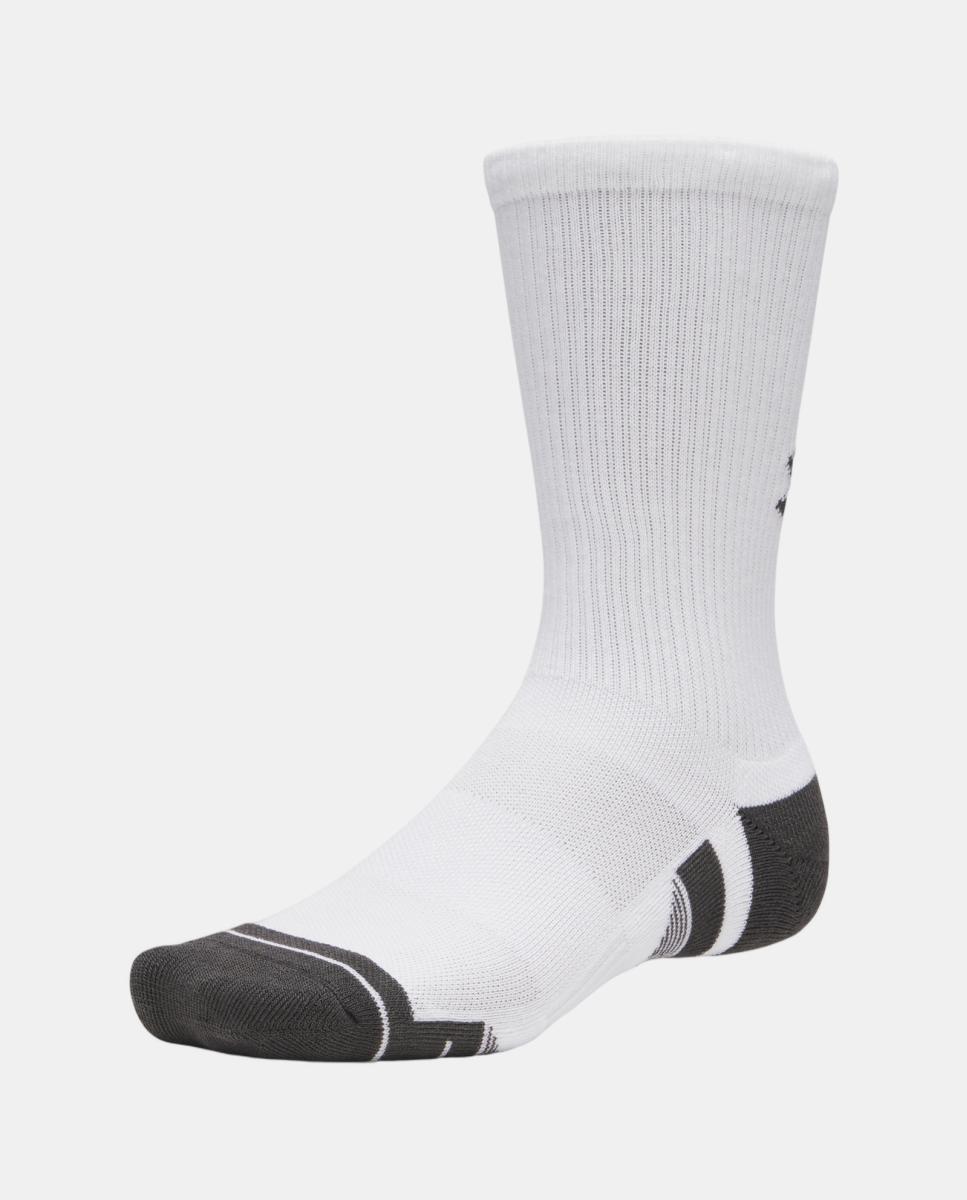 Meias de Training Unissexo New UA Perf Tech 3pk NS Branco-2