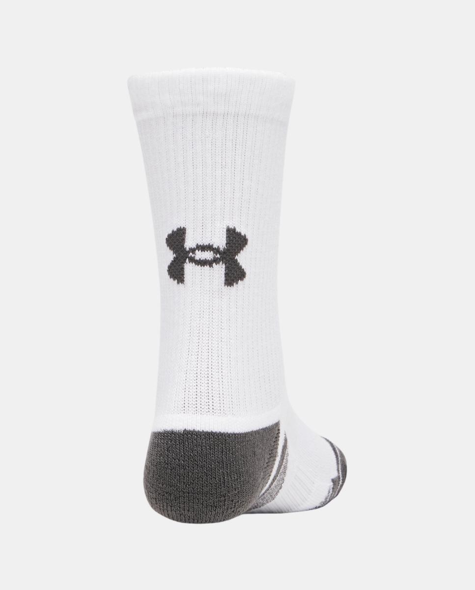 Meias de Training de Criança New Y UA Perf Tech 3pk Crw Branco-3