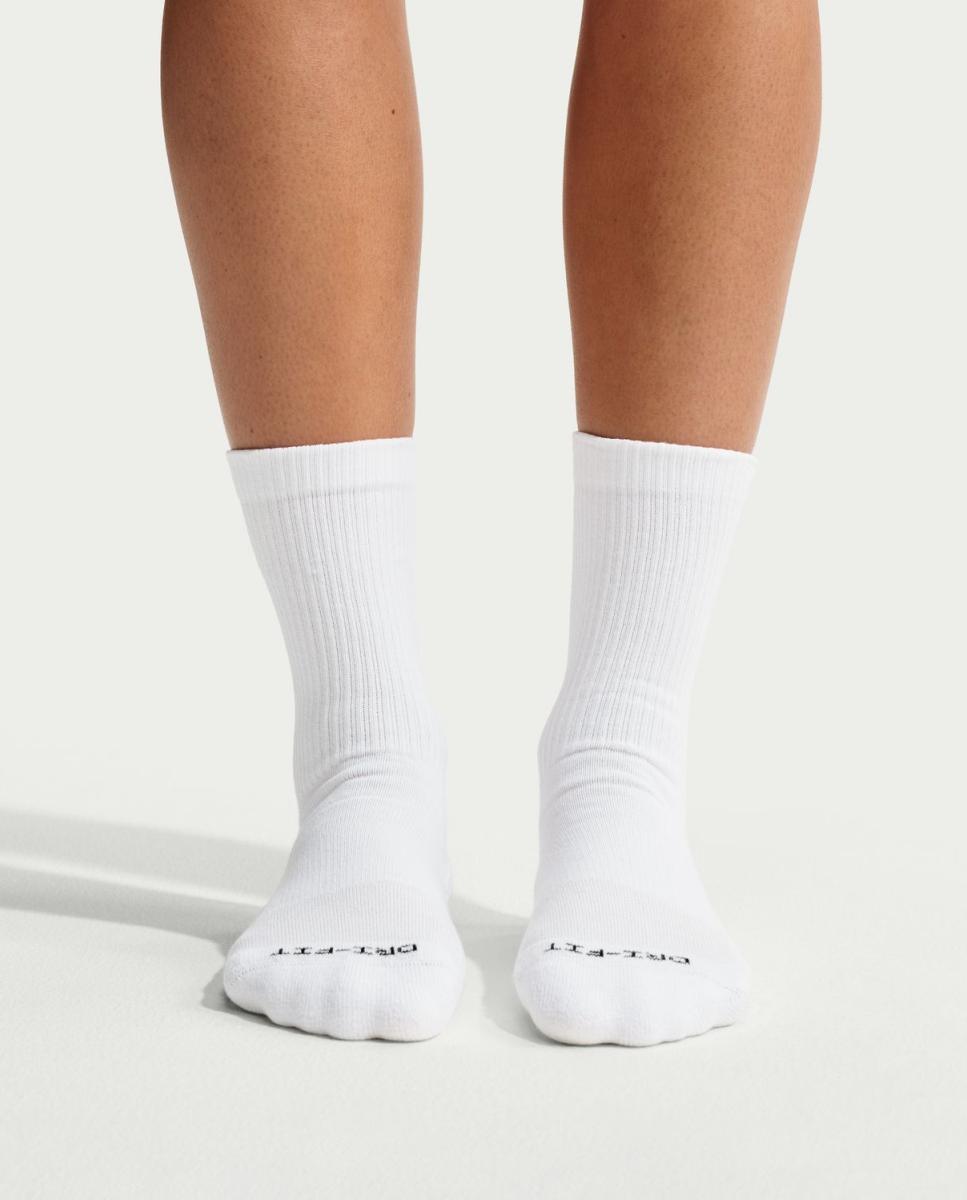 Meias Casual de Mulher Dri-FIT 3 Pairs Skims Branco-3
