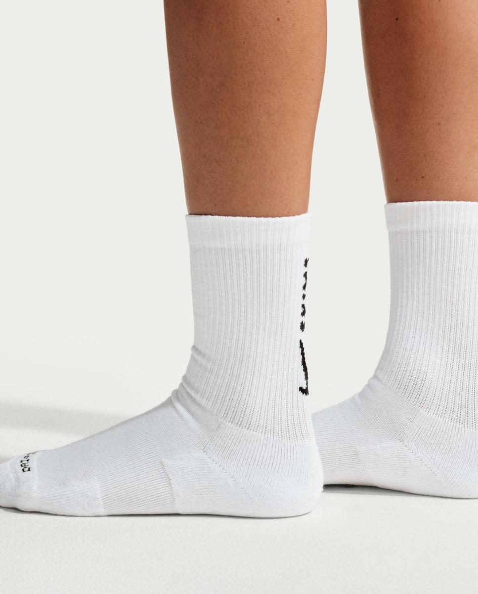 Meias Casual de Mulher Dri-FIT 3 Pairs Skims Branco-5