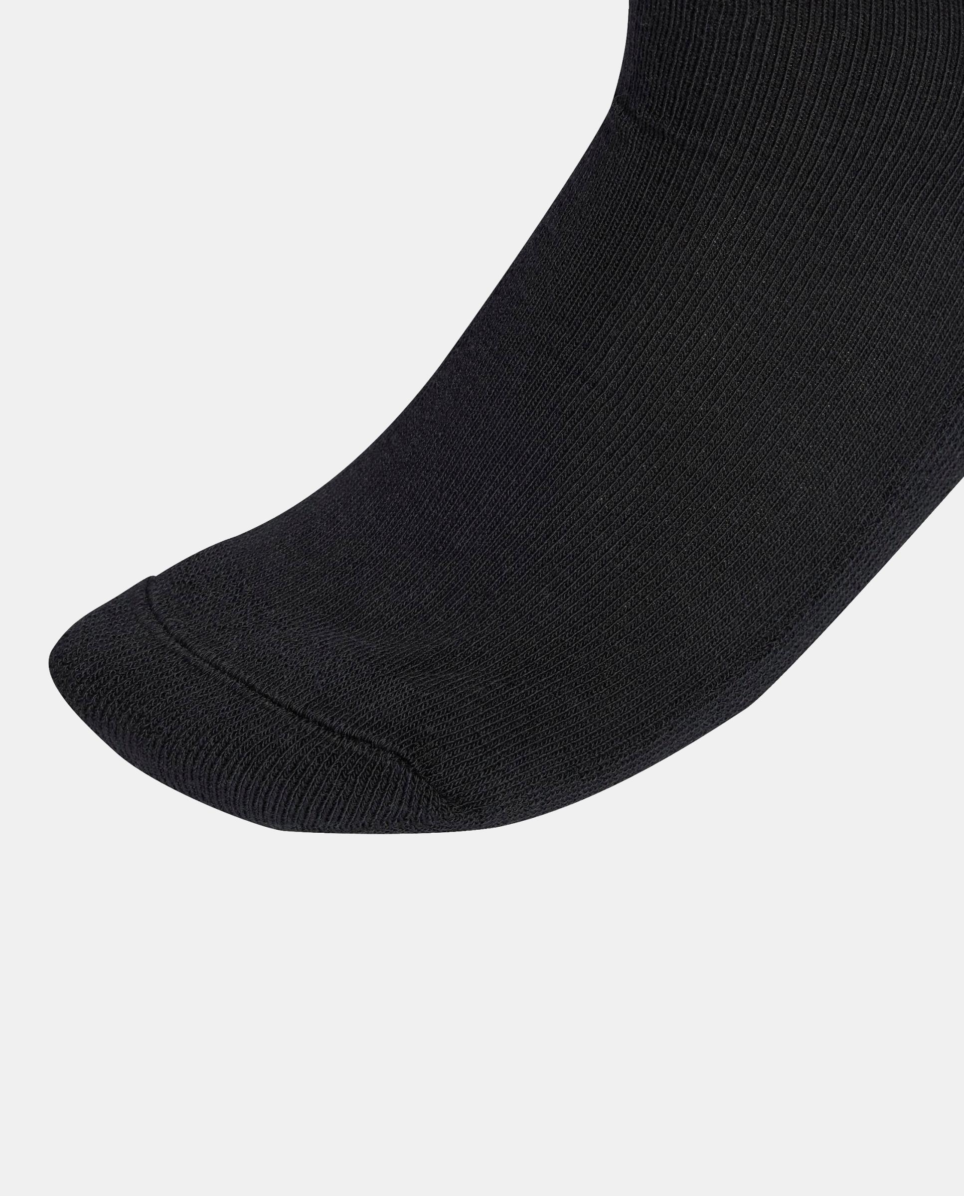 Conjunto de 3 pares de meias curtas casuais unissexo Adicolor da Adidas Branco-3