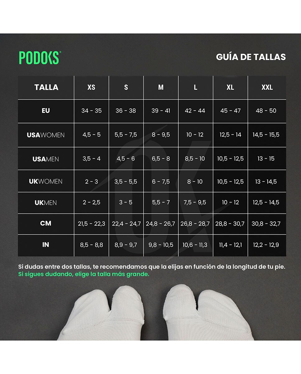 Calcetines Running Caña Alta Unisex Sand Podoks - Marrón Marrón-4