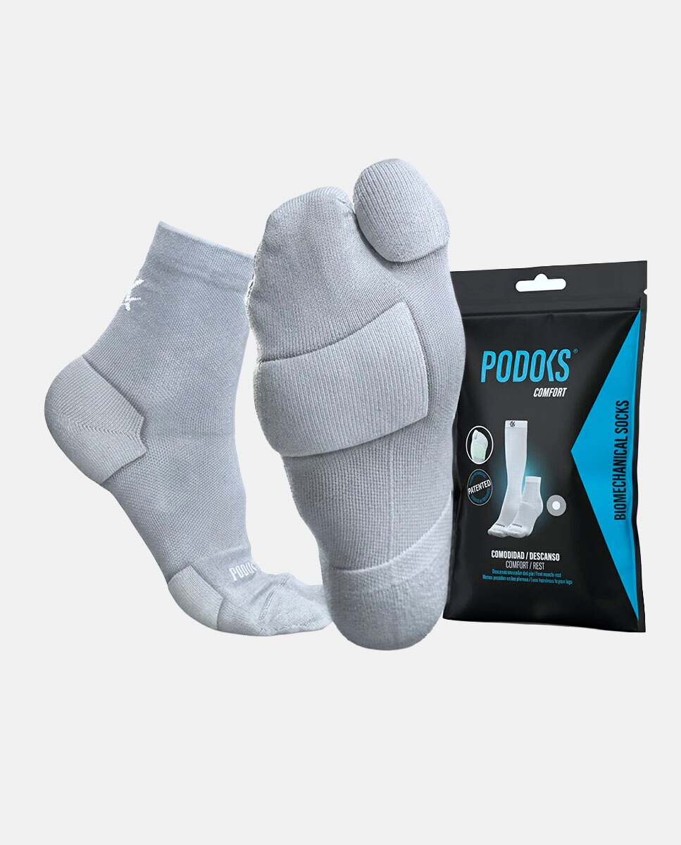 Imagen 0 de Calcetines Comfort Unisex Gris Podoks Natural