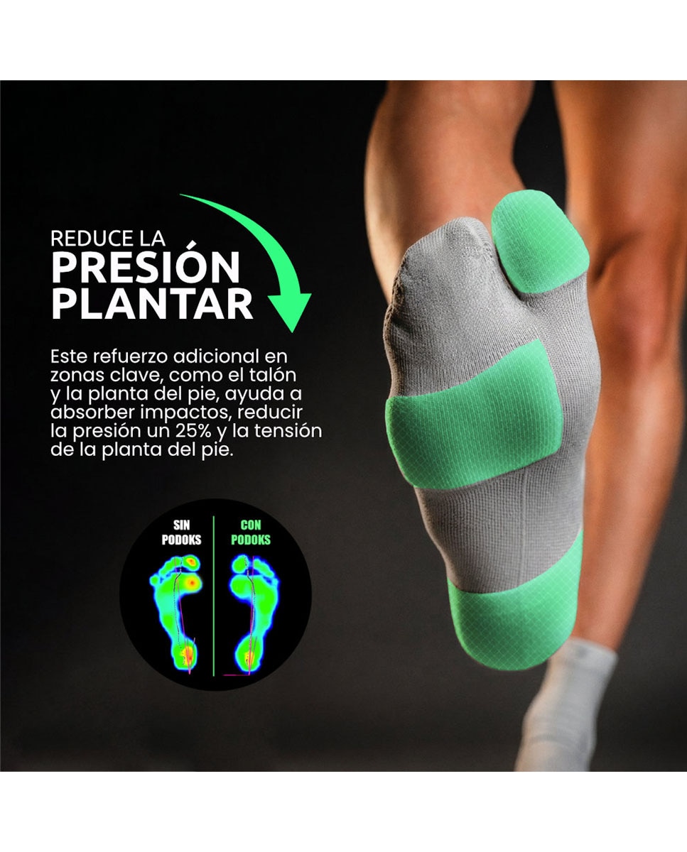 Imagen 2 de Calcetines Comfort Unisex Gris Podoks - Natural Natural