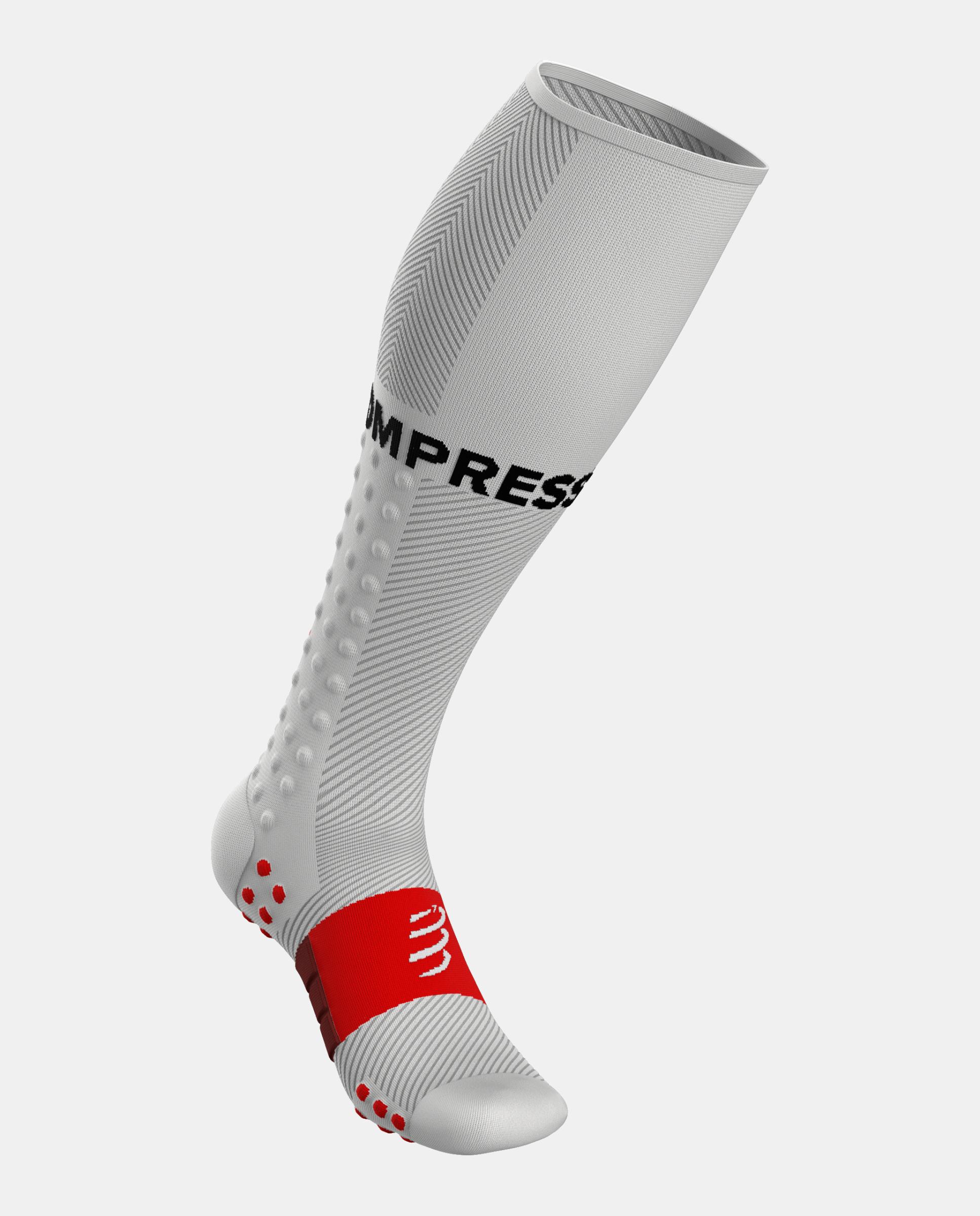 Meias de Compressão para Running Unissexo Full Socks Run Rosa-2