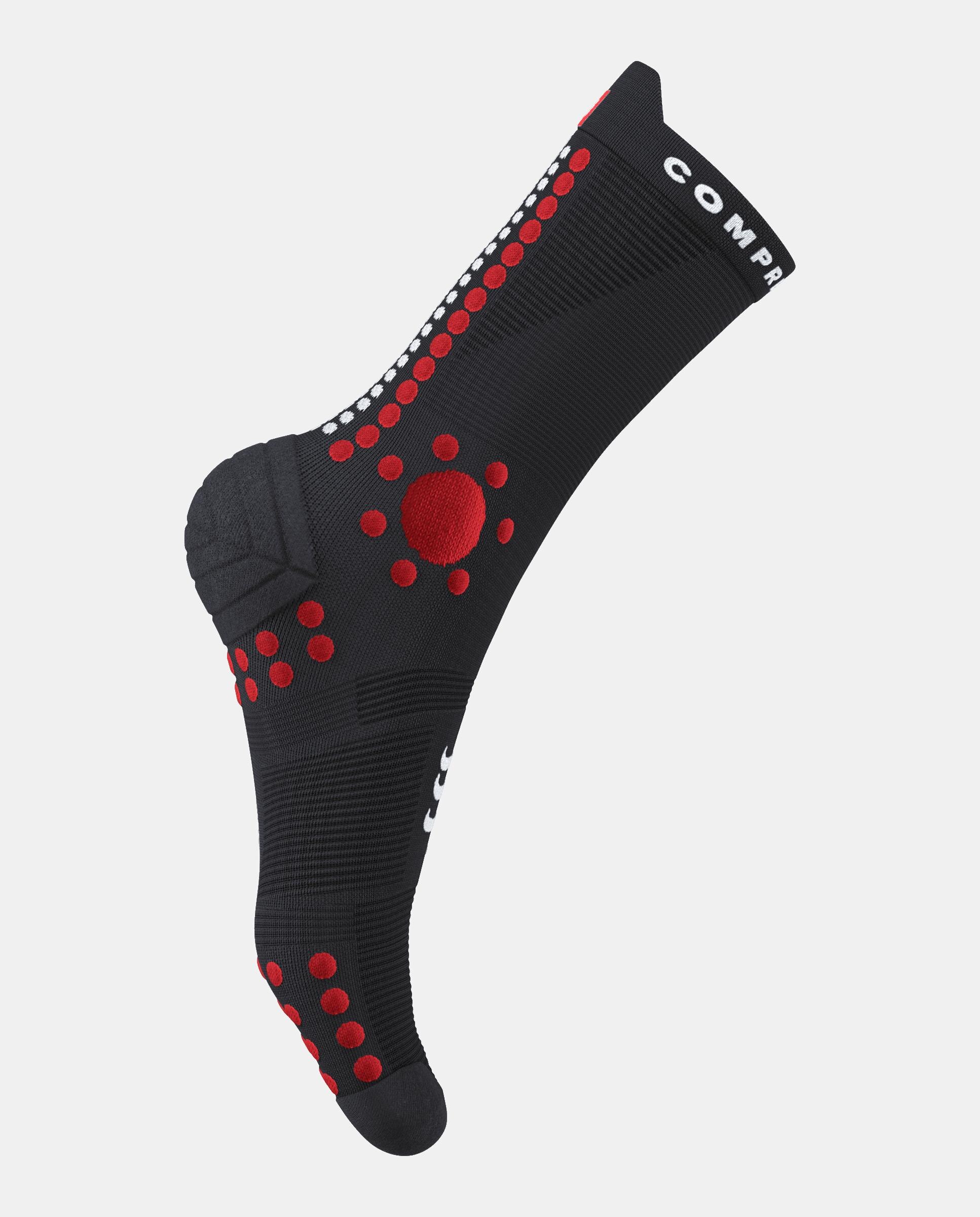 Meias Altas Unissexo Pro Racing Socks V4.0 Trail Azul-2