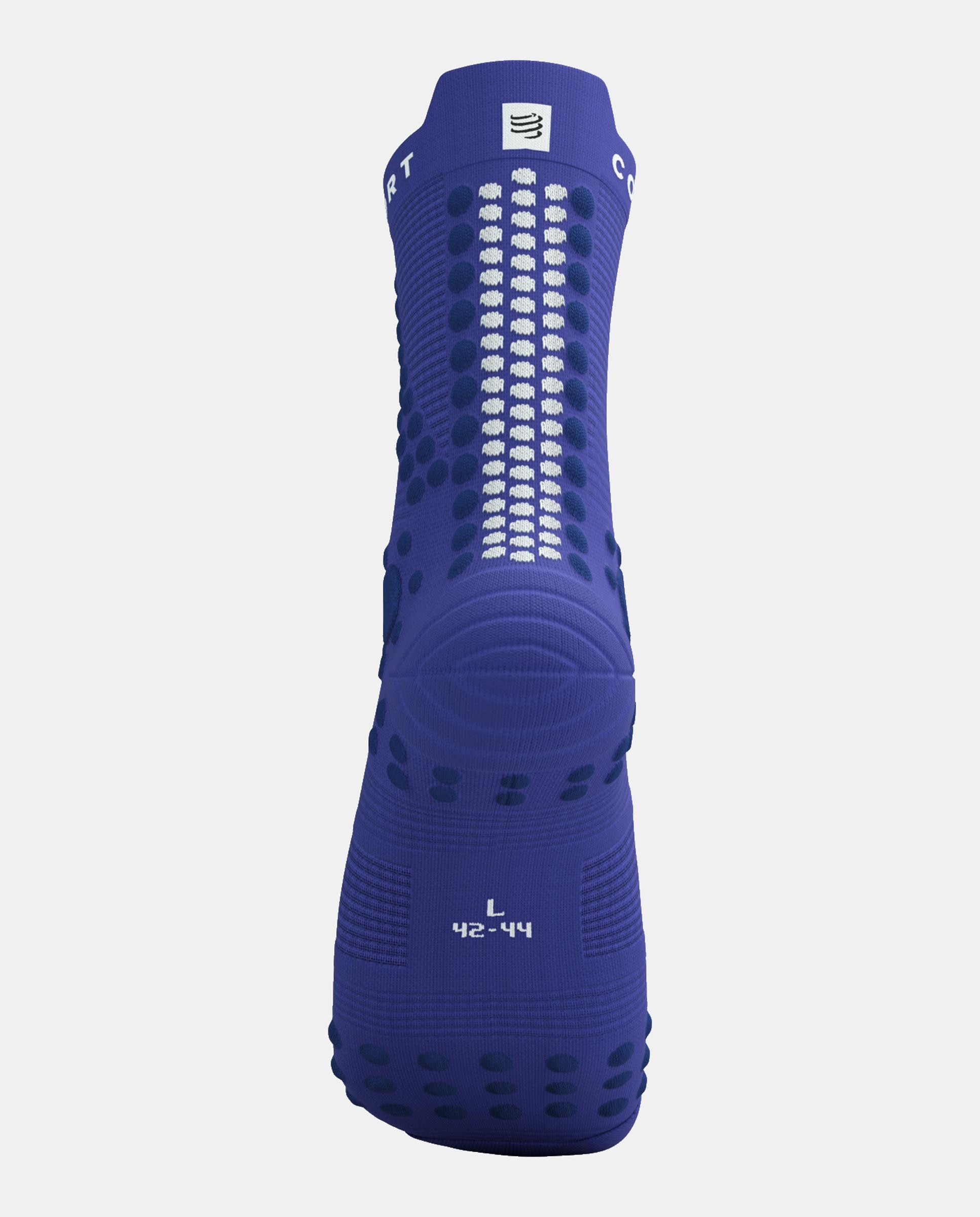 Meias Altas Unissexo Pro Racing Socks V4.0 Trail Azul-3