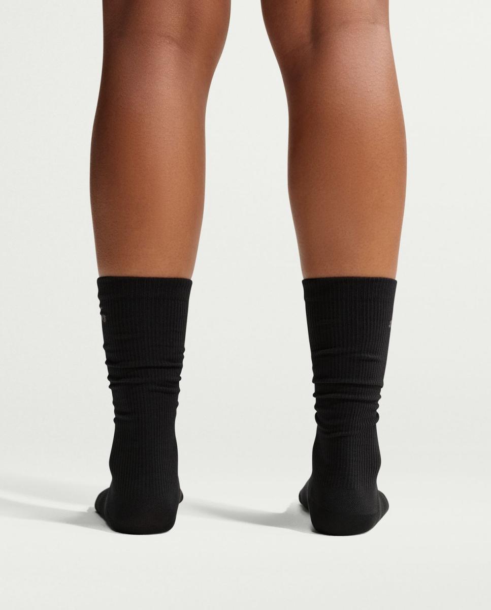Imagen 2 de Calcetines casual de mujer RIFT KNEE HIGH SOCK NikeSkims - Negro / Gris Negro / Gris