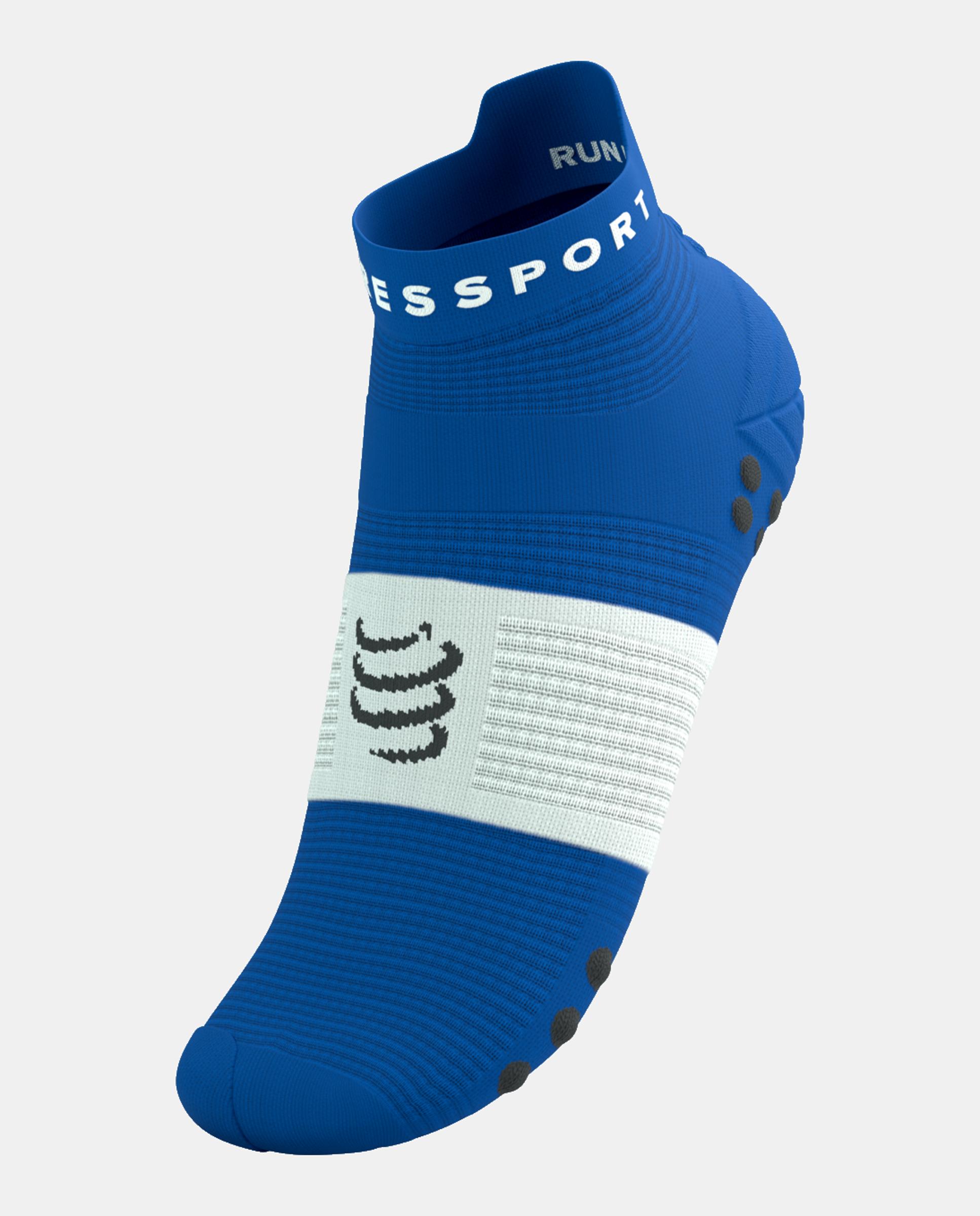 Calcetin bajo Running Adulto Pro Racing V.4 Compressport - Azul eléctrico Azul eléctrico-2