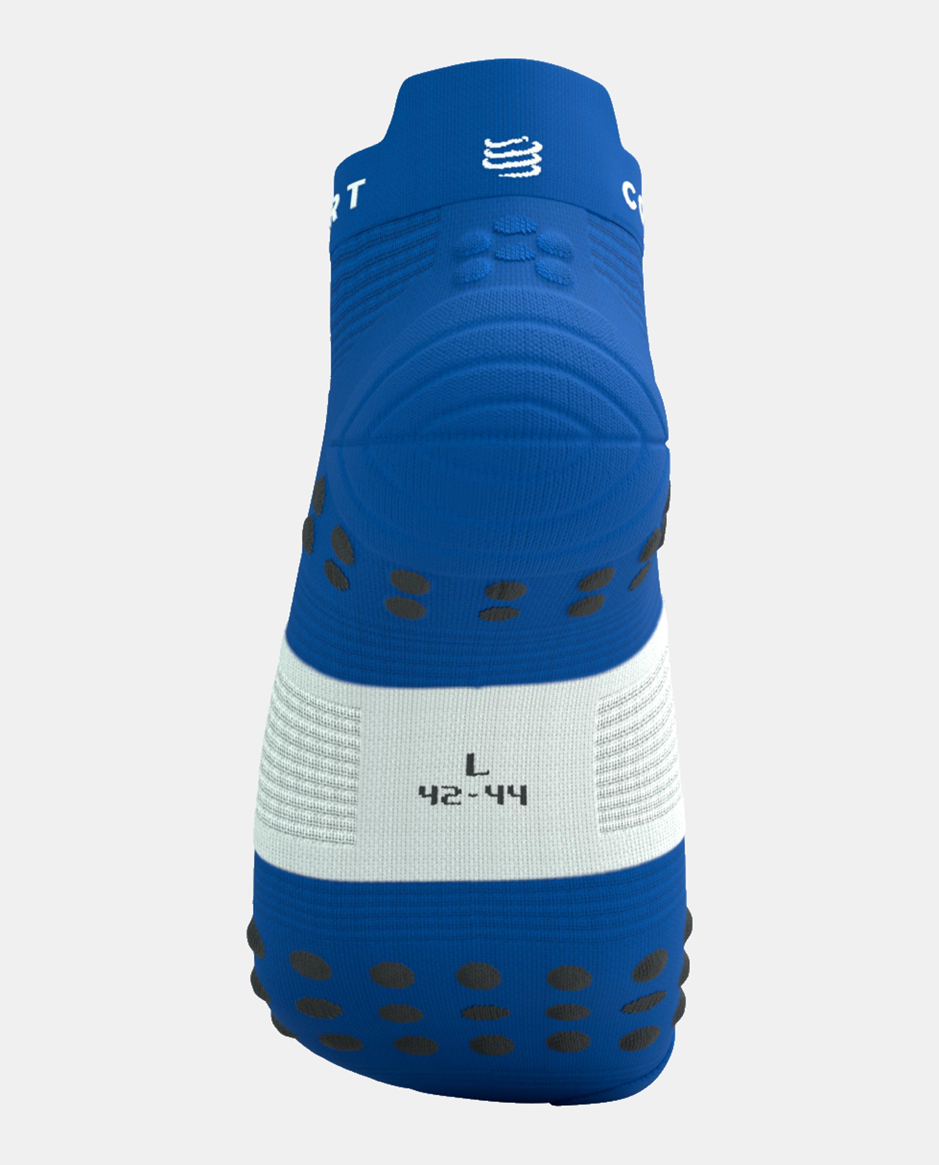 Calcetin bajo Running Adulto Pro Racing V.4 Compressport - Azul eléctrico Azul eléctrico-3