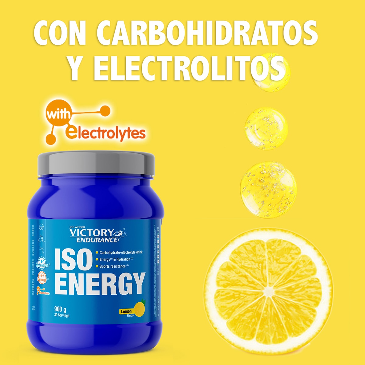 Iso Energy 900 g sabor Limão Victory Endurance 4