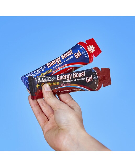 Gel Energy Boost + Caffeine red energy Victory Endurance 4
