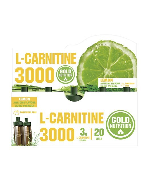 L-Carnitine 3000 Limón 20x10 ml GoldNutrition
