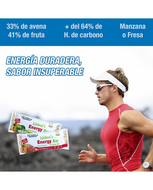 Nature's Energy Bar 60 g sabor Maçã Victory Endurance 3
