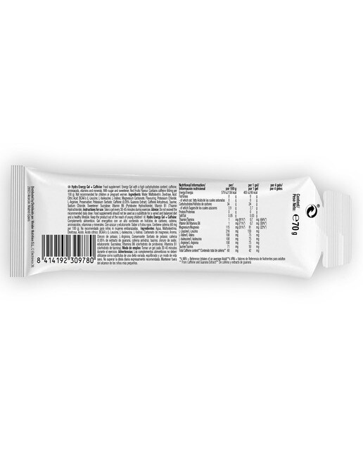 Gel Hydro Energy + Caffeine 70 g Frutos vermelhos Victory Endurance 2